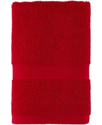 Tommy Hilfiger Modern American Solid Cotton Hand Towel, 16" x 26"