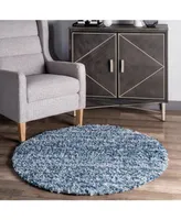 nuLoom Brooke KKEL04C Blue 4' x 6' Area Rug