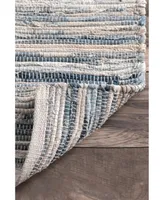 nuLoom Maile HMDM01A Blue 3' x 5' Area Rug