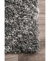 nuLoom Iola OZSG18B Gray 4' x 6' Area Rug