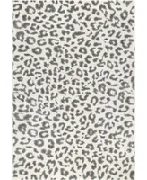 nuLoom Leopard RZBD61A Gray 5' x 7'5" Area Rug