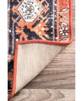 nuLoom Sherita DISA05A Rust 2'8" x 8' Runner Rug