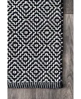 nuLoom Lorretta HMCO6A Black 6' x 9' Area Rug