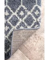 nuLoom Barbara GROC01B Gray 5'3" x 7'7" Area Rug