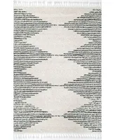 nuLoom Bria GCDI09A Ivory 5'3" x 7'7" Area Rug