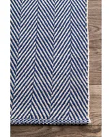 nuLoom Kimberely HMCO4A Navy 6' x 9' Area Rug