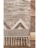 nuLoom Savannah SPMO01B Beige 2' x 3' Area Rug