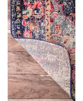 nuLoom Veronica KKCB26B Navy 4' x 6' Area Rug