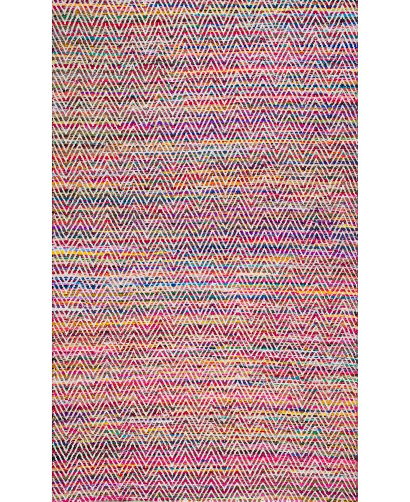 nuLoom Rochell VIAG01A Pink 5' x 8' Area Rug