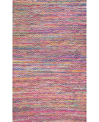 nuLoom Rochell VIAG01A Pink 5' x 8' Area Rug