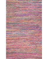 nuLoom Rochell VIAG01A Pink 5' x 8' Area Rug