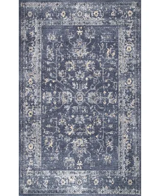 nuLoom Emma ACCH03A Blue 4' x 6' Area Rug