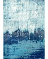 nuLoom Alayna RZBD51A Blue 4' x 6' Area Rug