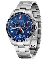 Victorinox Men's Chronograph FieldForce Classic Stainless Steel Bracelet Watch 42mm