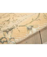 Nourison Home Luminance LUM07 Cream 2'3" x 8' Runner Rug