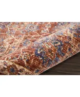 Nourison Home Lagos LAG02 Brick 2'3" x 7'6" Runner Rug