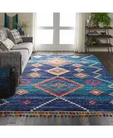 Nourison Home Nomad NMD05 Navy 7'10" x 10'6" Area Rug