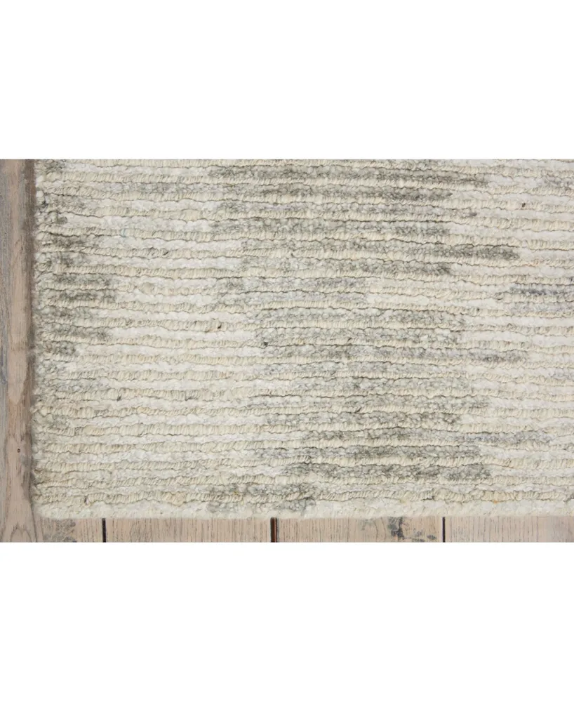 Nourison Home Ellora ELL01 Ivory and Gray 8'6" x 11'6" Area Rug