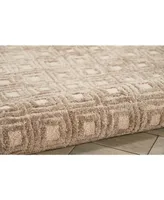 Nourison Home Deco Mod DEC02 Taupe 3'9" x 5'9" Area Rug