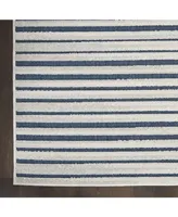 Nourison Home Key Largo KLG01 Blue 2'2" x 10' Runner Rug