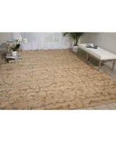 Nourison Home Silken Allure SLK10 Beige 5'6" x 8' Area Rug