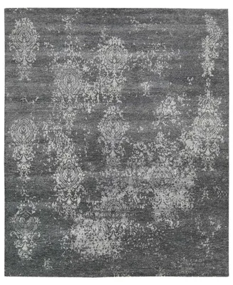 Nourison Home Silk Shadows SHA14 Charcoal 5'6" x 7'5" Area Rug