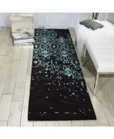 Nourison Home Opaline OPA06 Midnight 2'3" x 8' Runner Rug