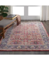 Nourison Home Ankara Global ANR02 Red 4' x 6' Area Rug