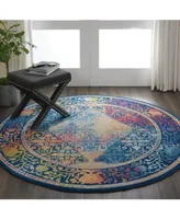 Nourison Home Ankara Global ANR04 6' Round Rug