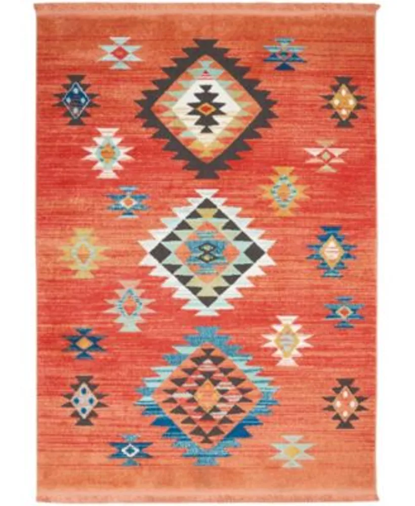 Nourison Home Navajo Nav07 Red Rug