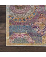 Nourison Home Ankara Global ANR05 Multi 7'10" x 9'10" Area Rug