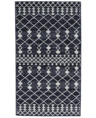 Nourison Home Palermo Pmr03 Navy Gray Rug