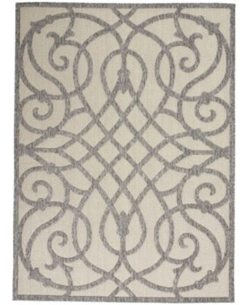 Nourison Home Cozumel Czm04 Cream Gray Rug