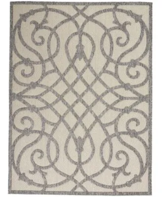 Nourison Home Cozumel Czm04 Cream Gray Rug