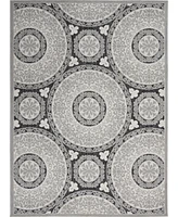 Nourison Home Key Largo KLG03 Gray 5'3" x 7'3" Outdoor Area Rug