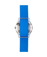 Disney Frozen 2 Elsa Girls' Clear Plastic Time Teacher Watch 32mm