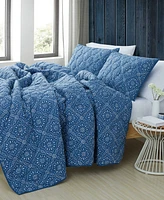 Brooklyn Loom Katrine 3 Piece King Quilt Set