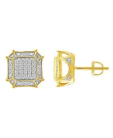 Men's Diamond (1/3 ct.t.w.) Earring in 10K Yellow Gold