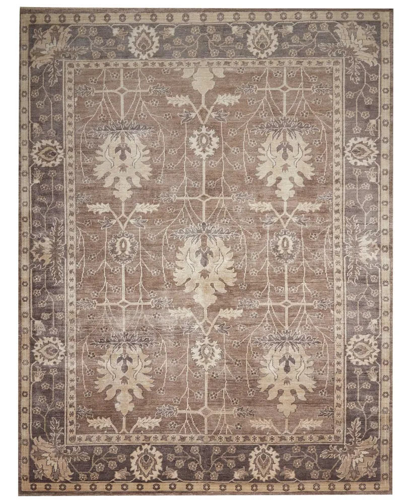 Nourison Home Aldora ALD03 Gray 5'6" x 8' Area Rug