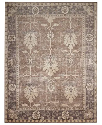 Nourison Home Aldora ALD03 Gray 5'6" x 8' Area Rug