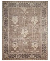 Nourison Home Aldora ALD03 Gray 5'6" x 8' Area Rug