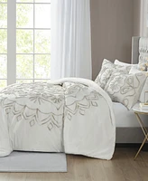 Madison Park Violette 3-Pc. Duvet Cover Set, Full/Queen