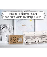 KeaBabies Baby Boys and Girls Organic Burp Cloths