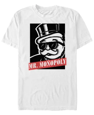 Monopoly Men's Mr Graphic Poster Short Sleeve T-Shirt