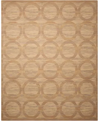 Nourison Home Silken Allure SLK21 Sand 8'6" x 11'6" Area Rug