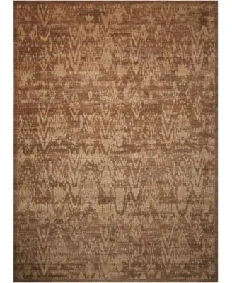 Nourison Home Silken Allure Slk17 Chocolate Rug