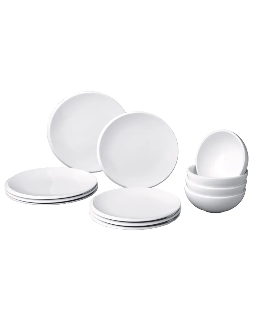 Villeroy & Boch New Moon 12 Piece Dinnerware Set, Service For 4