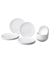 Villeroy & Boch New Moon 12 Piece Dinnerware Set, Service For 4