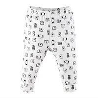 The Peanutshell Baby Boys Pants Set, 5 Pack, Grey Safari Animals