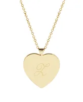 brook & york Isabel Initial Heart Gold-Plated Pendant Necklace - Gold